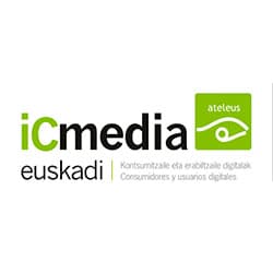 Entidad colaboradora de Erain, iCmedia, para la defensa de los derechos de los usuarios de los medios.
